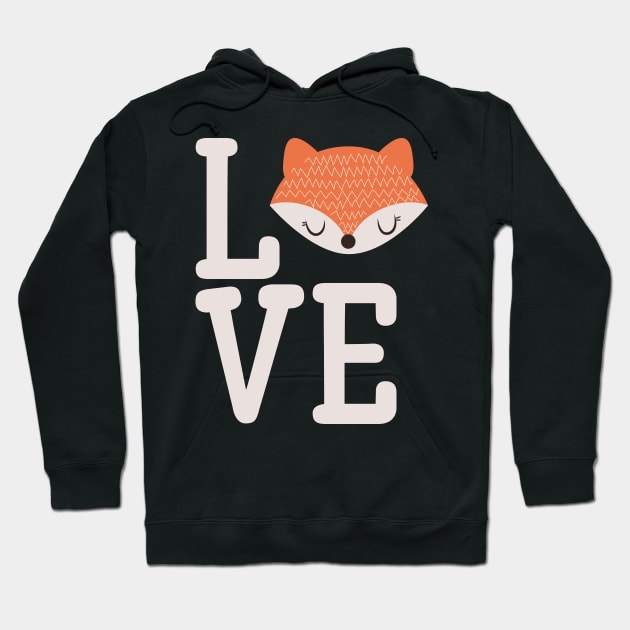 Love Foxes Hoodie by thingsandthings